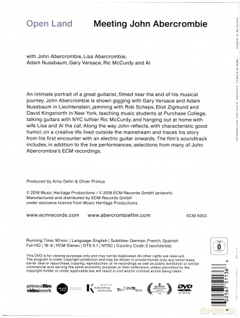 John Abercrombie: Open Land - Meeting John Abercrombie (Documentary Film) [DVD]