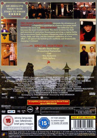 Grand Budapest Hotel [DVD]