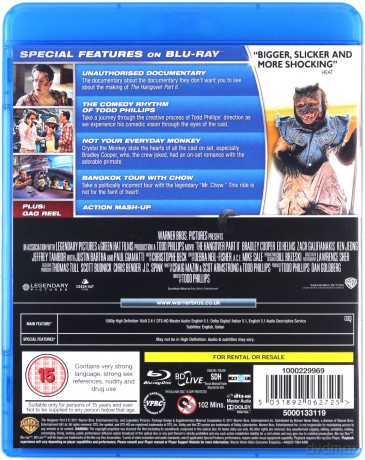 Hangover 2 (Kac Vegas w Bangkoku) [Blu-Ray]