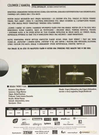 Człowiek z kamerą filmową (Kolekcja Sputnika) (digipack) [DVD]