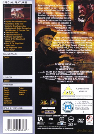Siedmiu wspaniałych [DVD]