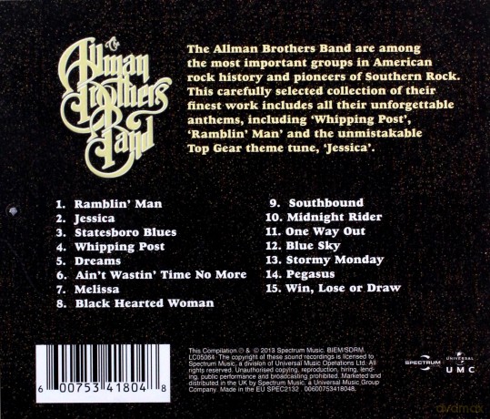 Allman Brothers: Midnight Rider - The Essential [CD]