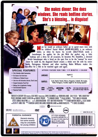 Pani Doubtfire [DVD]
