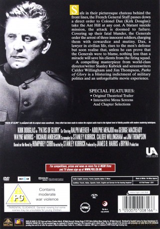 Paths Of Glory [DVD]