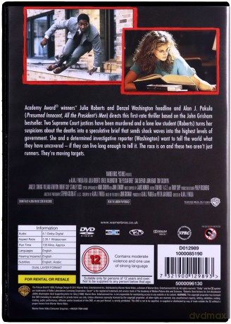 Pelican Brief (Raport Pelikana) [DVD]