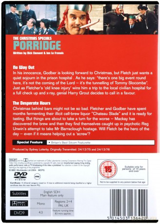 Por Ridge The Christmas Specials [DVD]