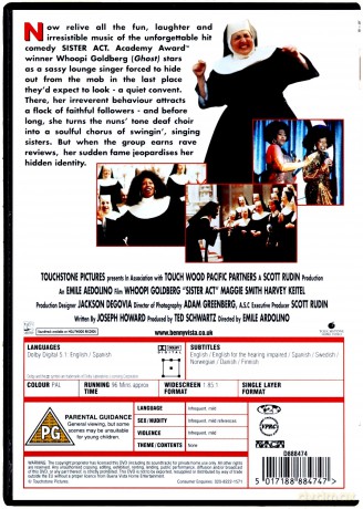 Sister Act (Zakonnica w przebraniu) [DVD]