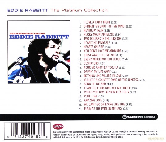 Eddie Rabbitt: The Platinum Collection [CD]