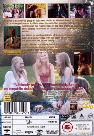 The Virgin Suicides [DVD]