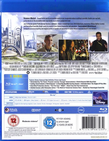 Tomorrowland A World Beyond [Blu-Ray]