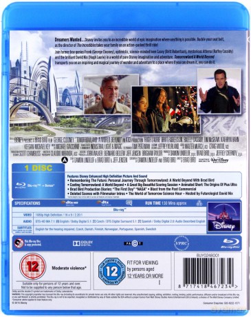 Tomorrowland A World Beyond [Blu-Ray]