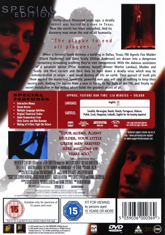 Z archiwum X: Pokonać przyszłość [DVD]