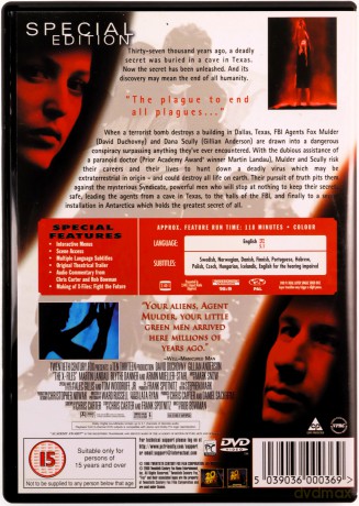 Z archiwum X: Pokonać przyszłość [DVD]