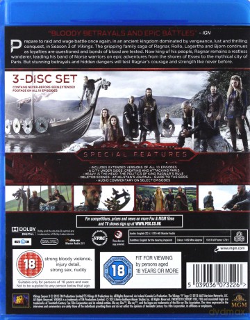 Vikings: Season 3 [3xBlu-Ray]