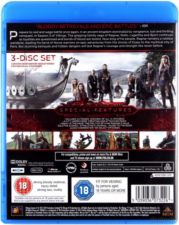 Vikings: Season 3 [3xBlu-Ray]