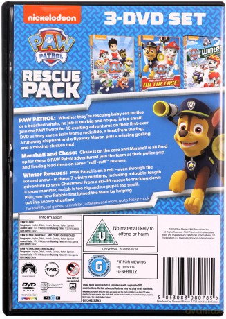 Paw Patrol: 1-3 Rescue Pack [3DVD]