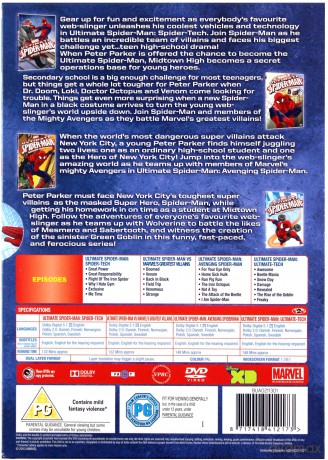 Kolekcja Ultimate Spider-Man: 1-4 [4DVD]