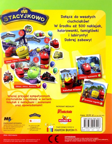 500 naklejek. Stacyjkowo [KSIĄŻKA]