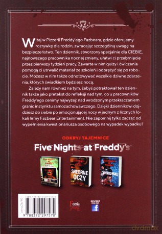 Dziennik przetrwania. Five nights at Freddys - Scott Cawthon [KSIĄŻKA]