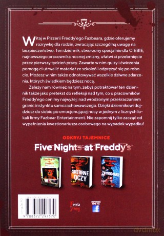 Dziennik przetrwania. Five nights at Freddys - Scott Cawthon [KSIĄŻKA]