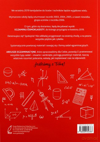Egzamin ósmoklasisty. Matematyka arkusze egzaminacyjne [KSIĄŻKA]