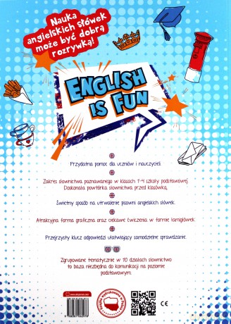 English is fun. Zestaw zadań utrwalających słownictwo w klasach 1-4 [KSIĄŻKA]