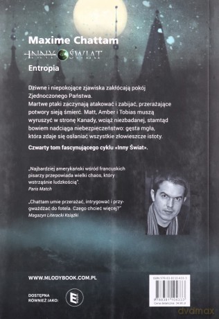 Entropia. Inny świat (Tom 4) - Maxime Chattam [KSIĄŻKA]