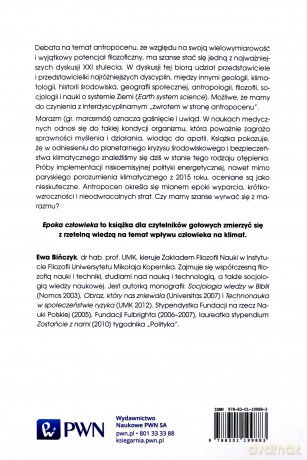 Epoka człowieka. Retoryka i marazm antropocenu - Ewa Bińczyk [KSIĄŻKA]