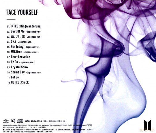 BTS: Face Yourself [CD]