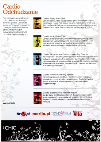 Cardio Odchudzanie: Party /  Kick / Ekspresowe odchudzanie / Power / Super efekt BOX [5DVD]