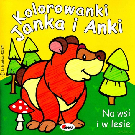 Na wsi i w lesie. Kolorowanki Janka i Anki - Mariola Budek [KSIĄŻKA]