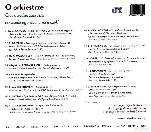 O orkiestrze. Ciocia Jadzia zaprasza do wspólnego słuchania muzyki - Jadwiga Mackiewicz [AUDIOBOOK]