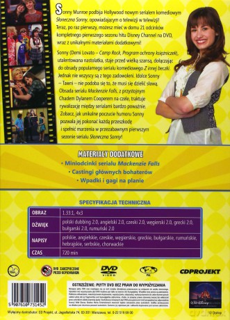 Słoneczna Sonny sezon 1 (Disney) [BOX] [3DVD]
