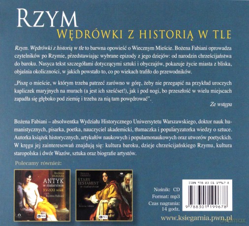 Rzym. Wędrówki z historią w tle - Bożena Fabiani [AUDIOBOOK]