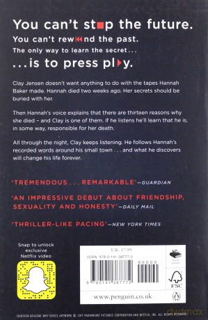 Thirteen reasons why - Jay Asher [KSIĄŻKA]