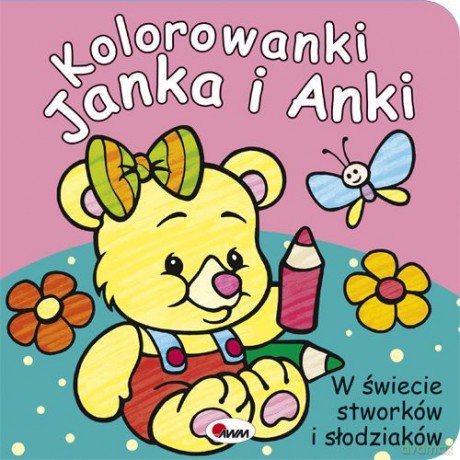 W świecie stworków i słodziaków. Kolorowanki Janka i Anki - Mariola Budek [KSIĄŻKA]