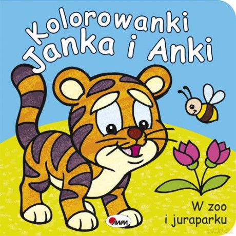 W ZOO i w juraparku. Kolorowanki Janka i Anki - Mariola Budek [KSIĄŻKA]
