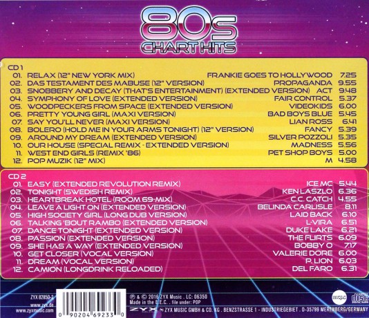 80s Chart Hits - Extended Vers [2CD]