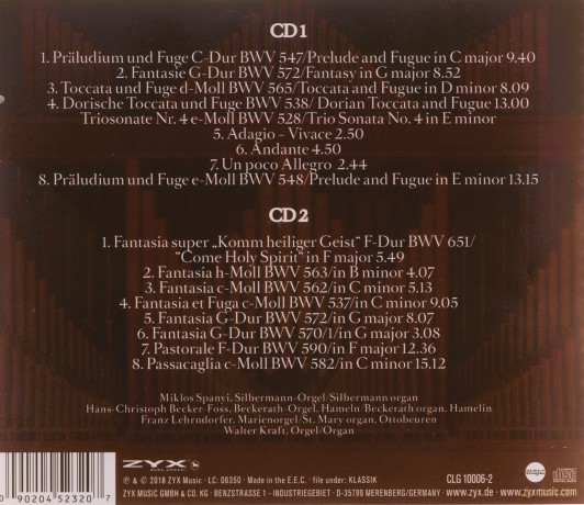 Johann Sebastian Bach: Bachs Grosse Orgelwerke [2CD]
