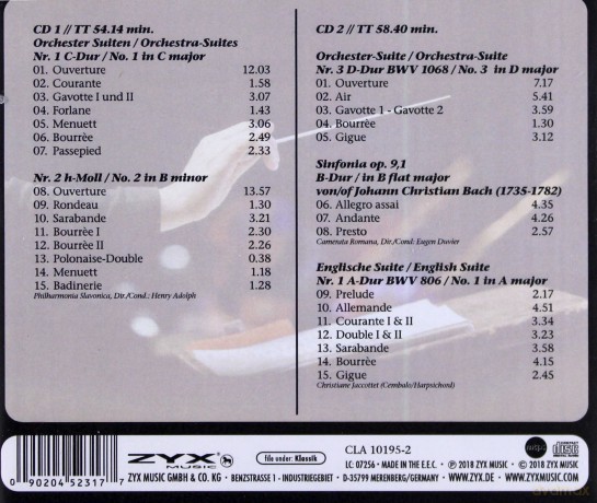 Johann Sebastian Bach: Bachs Symphonien und Orchester [2CD]