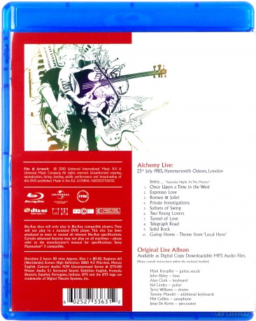 Dire Straits: Alchemy Live 20th Anniversary [Blu-Ray]