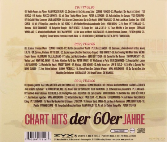 Chart Hits der 60er Jahre [3CD]