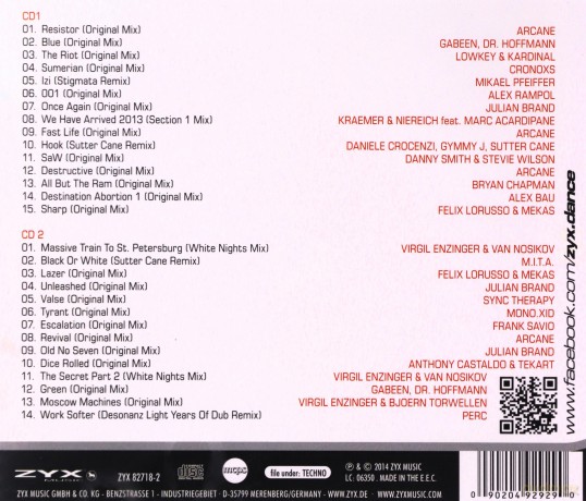 Mixed By Dj Arcane: Dark Techno [2CD]