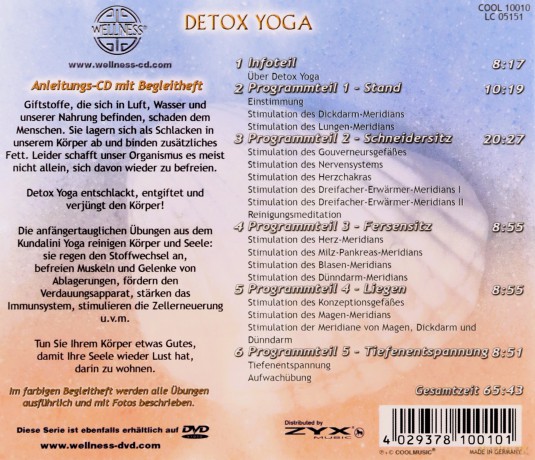Canda: Detox Yoga - Entschlacken, ent [CD]