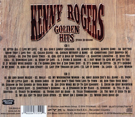 Kenny Rogers: Golden Hits [2CD]