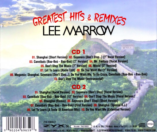 Lee Marrow: Greatest Hits & Remixes [2CD]