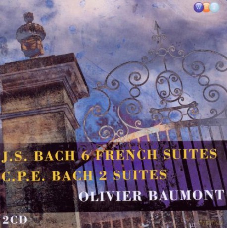 Olivier Baumont: Bach:6 French Suites [2CD]