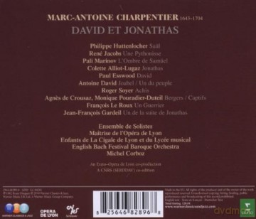 Paul Esswood/Roger Soyer/Corbo: Char:David&Jonathas [2CD]