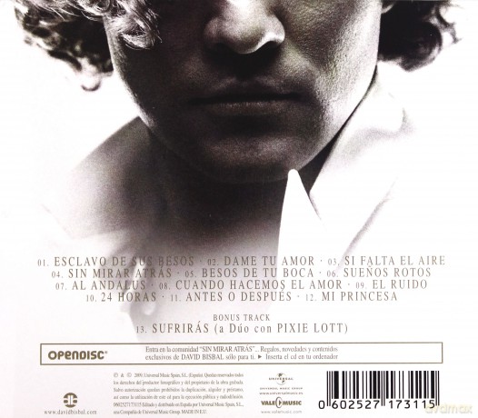 David Bisbal: Sin Mirar Atras [CD]