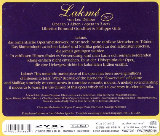 Leo Delibes: Lakme [2CD]
